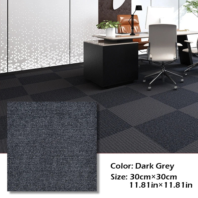 tapis auto adhésif moderne 30x30cm gris marron bleu marine carreaux noirs blancs salon chambre