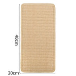 tapis gratter sisal beige clair adhésif texture tissée moderne protection chats