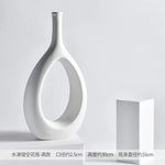 vase moderne blanc céramique table decoration intérieur art contemporain simple
