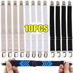 attaches lit clips métalliques couleur noir blanc beige pack 10pcs fixations housse matelas