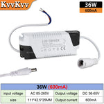 adaptateur secteur driver led blanc noir 120v 240v 85v 265v 3w 50w moderne