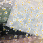 tulle polyester marguerites blancs motifs féminins costumes robes accessoires mariage transparent