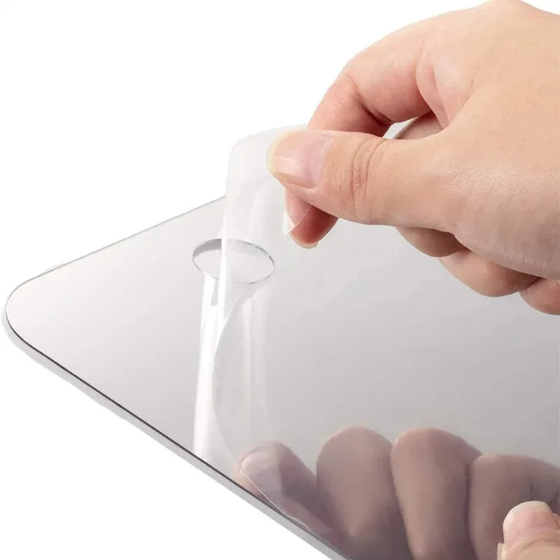 miroir argenté moderne ventouse murale salle bains portable transparent bord arrondi sophistiqué toileting assistance