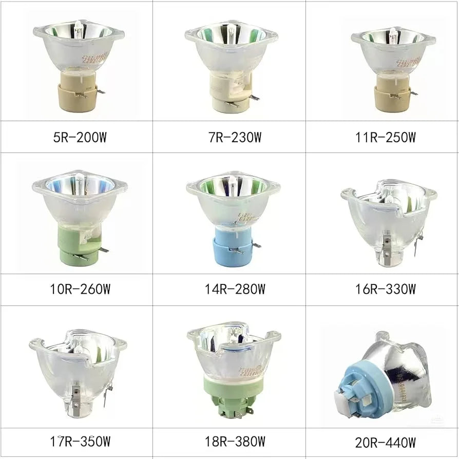 ampoule projecteur transparente vert clair mat moderne base fixation 200w 230w 260w 280w 295w