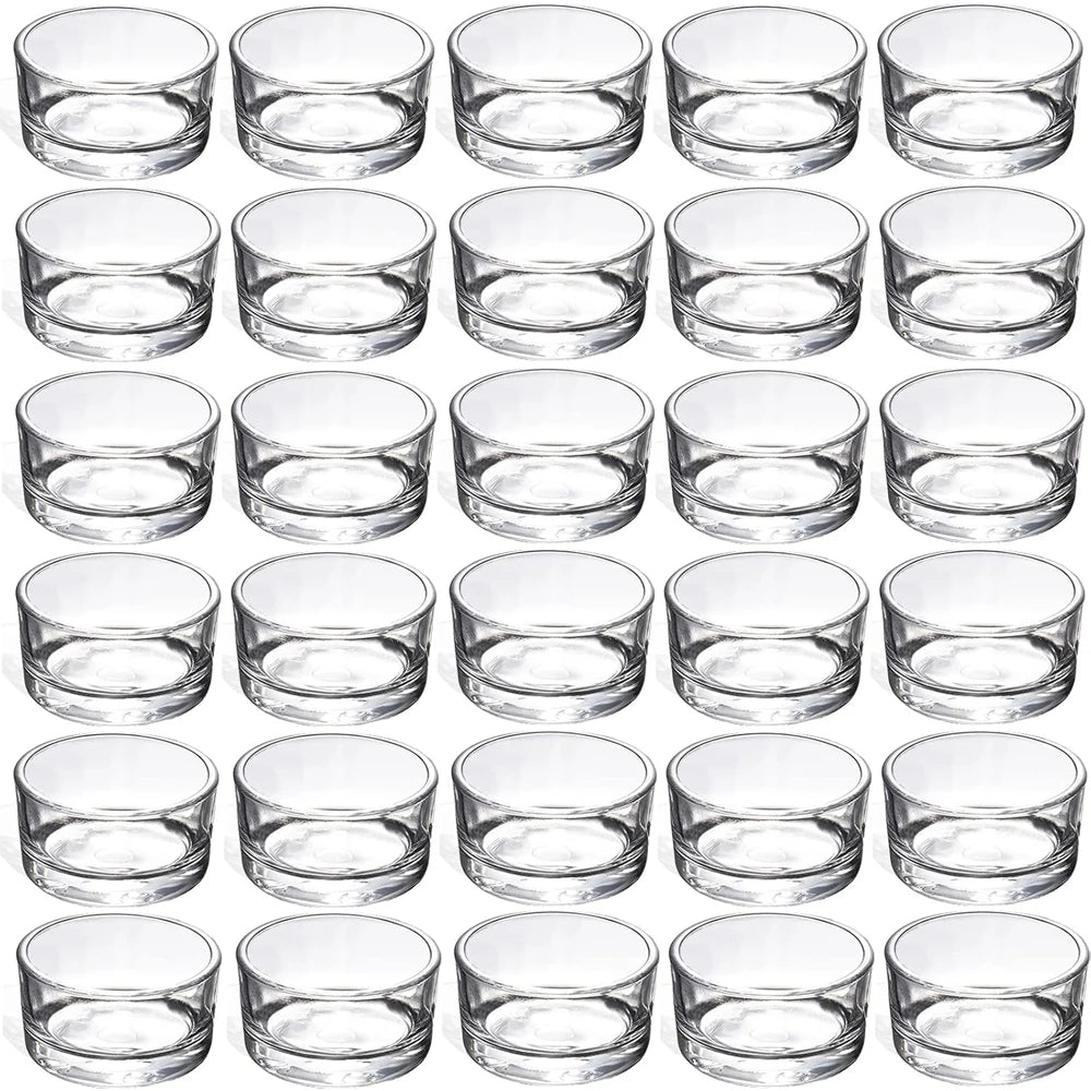 coupes verre transparentes minimalistes décoration maison pack 12pcs 24pcs