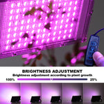 lampe led croissance végétale 50w 100w 150w violet noir moderne dimmer usb
