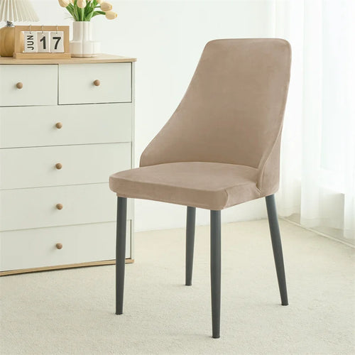 chaise velours moderne beige marron gris vert couverture polyester mariage banquet hôtelintérieur decoration