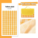 serviette pique nique carreaux vert clair blanc résistante l'eau facile nettoyer pratique simple camping