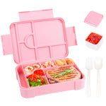 boîte lunch bento rectangulaire compartimentée étanche poignées motifs licornes enfant