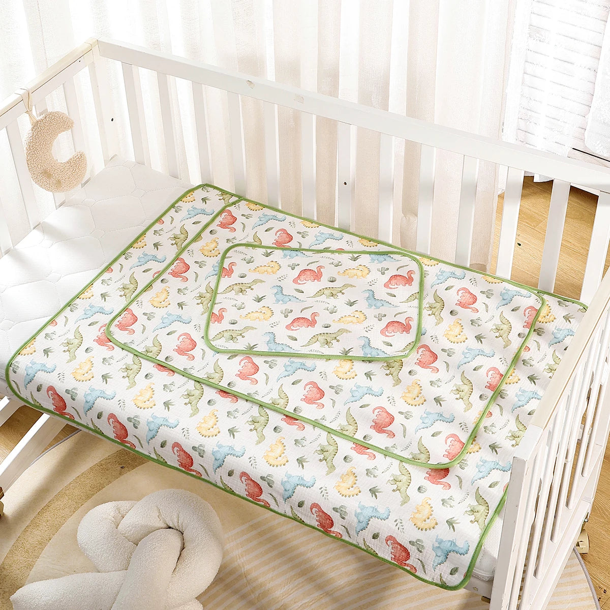 coussinets anti urine imperméables lavables tapis d'urine protection lit enfant ans imprimé animaux motifs