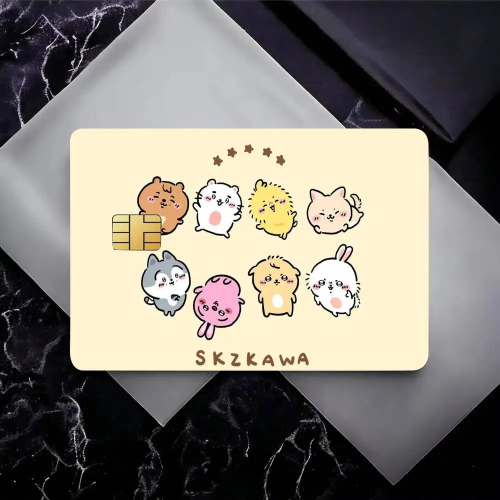 étui carte bancaire kpop strays moderne noir gris blanc personnes costumes formels minimaliste
