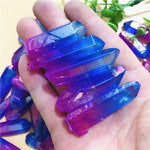 cristaux agate violet bleu ombre chromatique naturels décoration maison feng shui amour