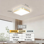 lampe carrée moderne blanc mat clips led facile chambre salon