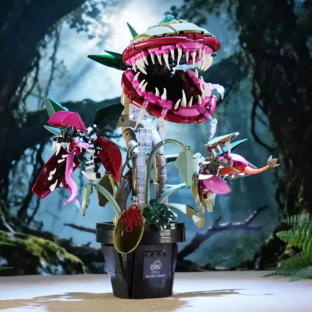 plante carnivore lego little shop of horrors 1118 pièces vert rose noir jaune