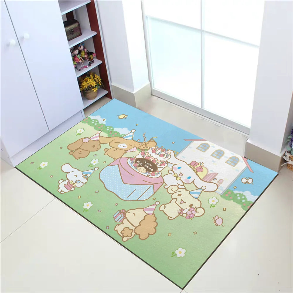 tapis antidérapant kawaii personnages doux porte sol bain moderne