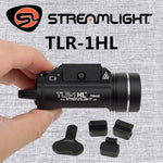 lampe torche tactique led noir mat compact tringle glock scout momentané constant stroboscope