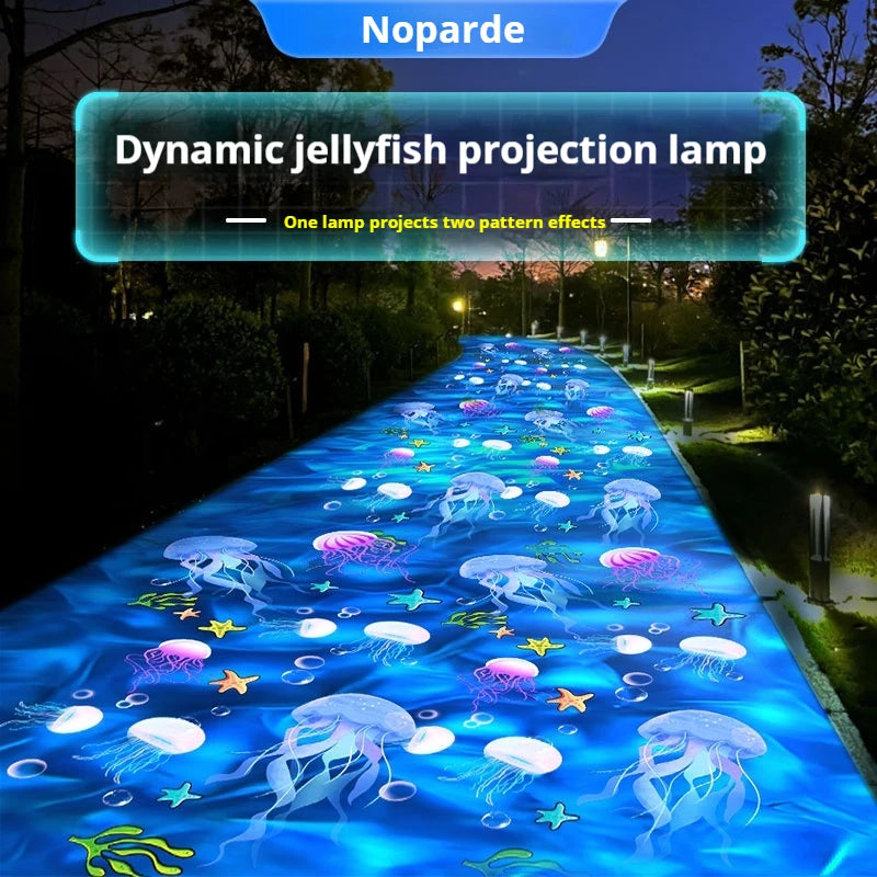projecteur led bleu blanc rose vert méduses étoiles mer moderne décoratifextérieur intérieur ip65 aluminium