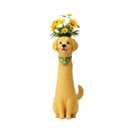 vase chien dessin animé polyester noir blanc moderne motifs floraux