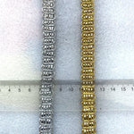 rubans métalliques or argent décoration mariage dentelle fine polyester brillants 5mètres largeur10mm styleélégant