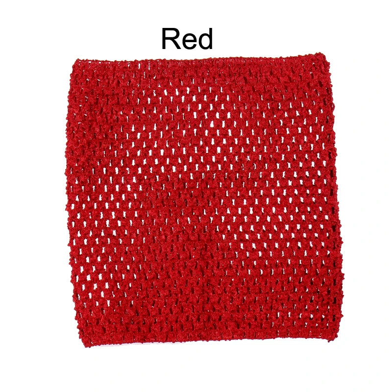 serviette crochet fait main motif rayures horizontales artisanale décoration maison enfant