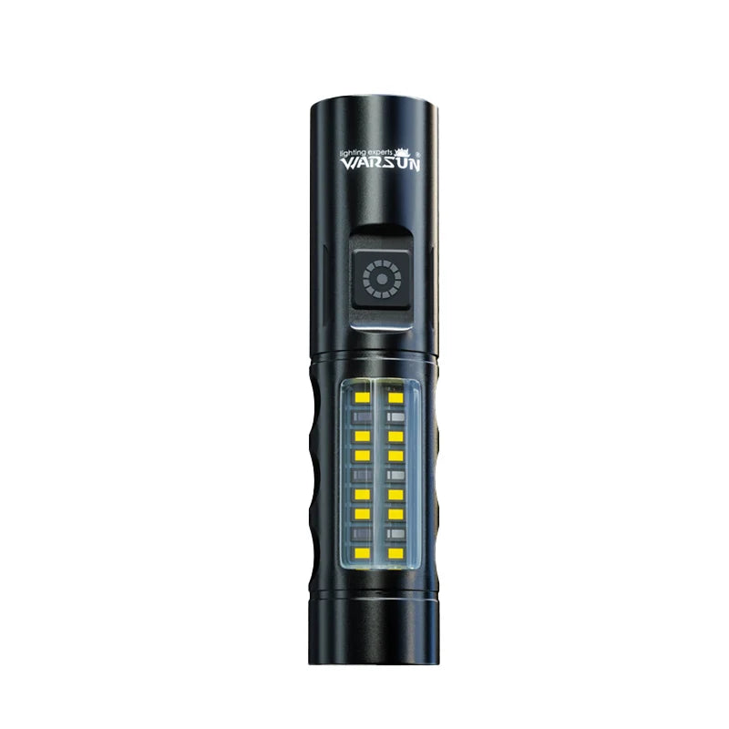 lampe torche led rechargeable zoomable 1200 lumens 10w 3h 8h 100 200mètres camping