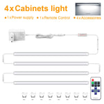 barres lumineuses led blanc modernes 12v 30cm 40cm 50cm télécommande adaptateur secteur
