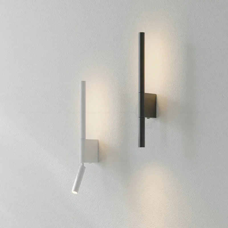 lampe murale moderne led réglable noir blanc cuisine chambre coucher
