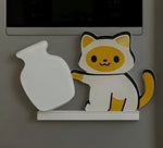 support pinceaux chat noir aimant moderne décoration intérieure animal compagnie dessin animé collection art