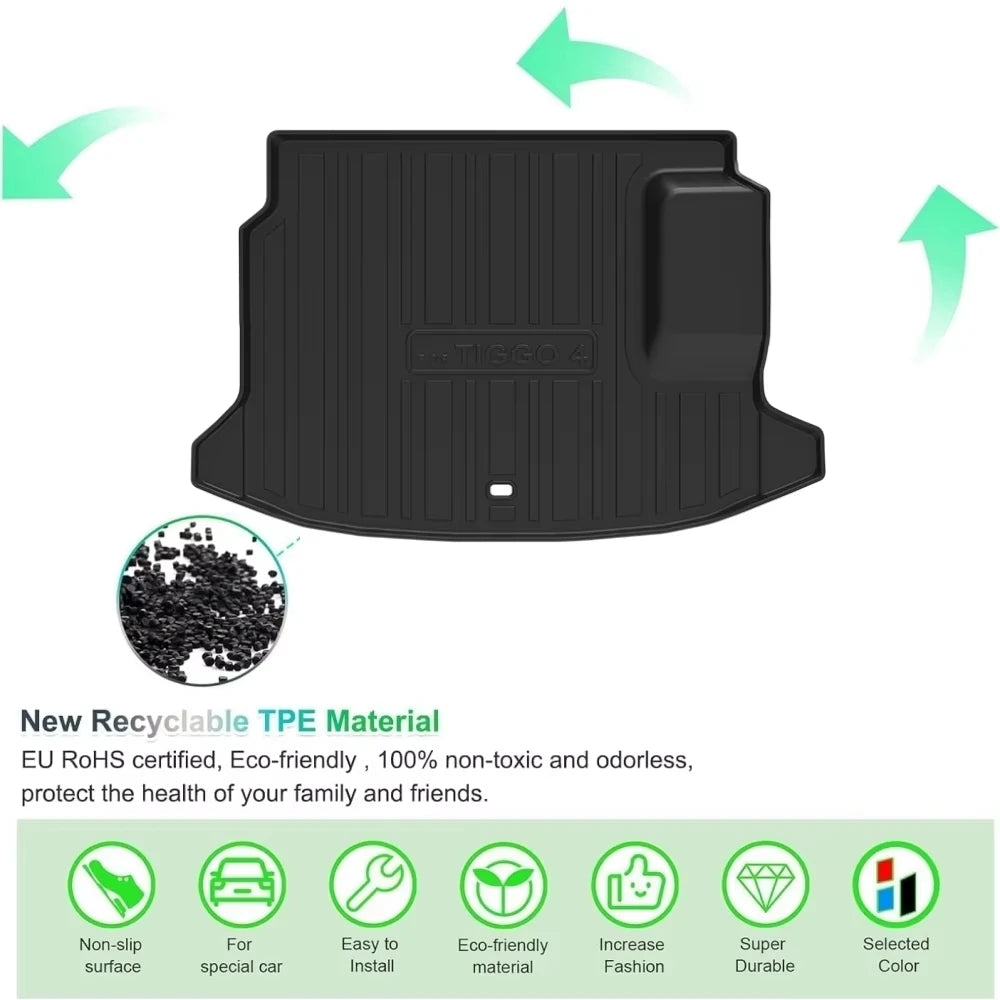 tapis sol voiture noir rayures diagonales surface rugueuse moderne résistant fibre naturelle entièrement enveloppant