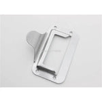 support fixation moderne argenté plat lisse opacité rectangle métal