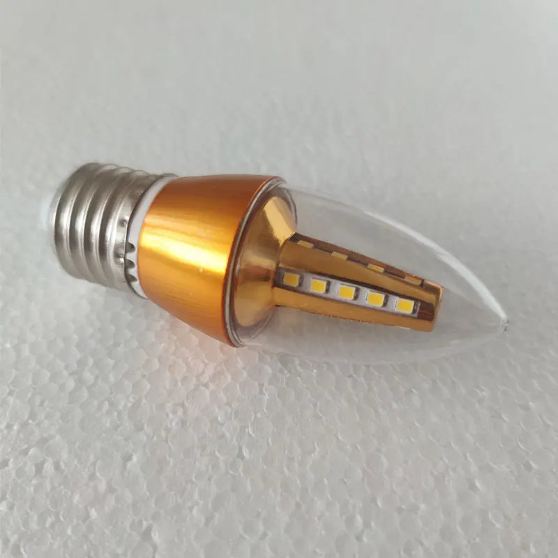 ampoule led or blanc moderne minimaliste culot e27 diodes dorées lumineuse chambre
