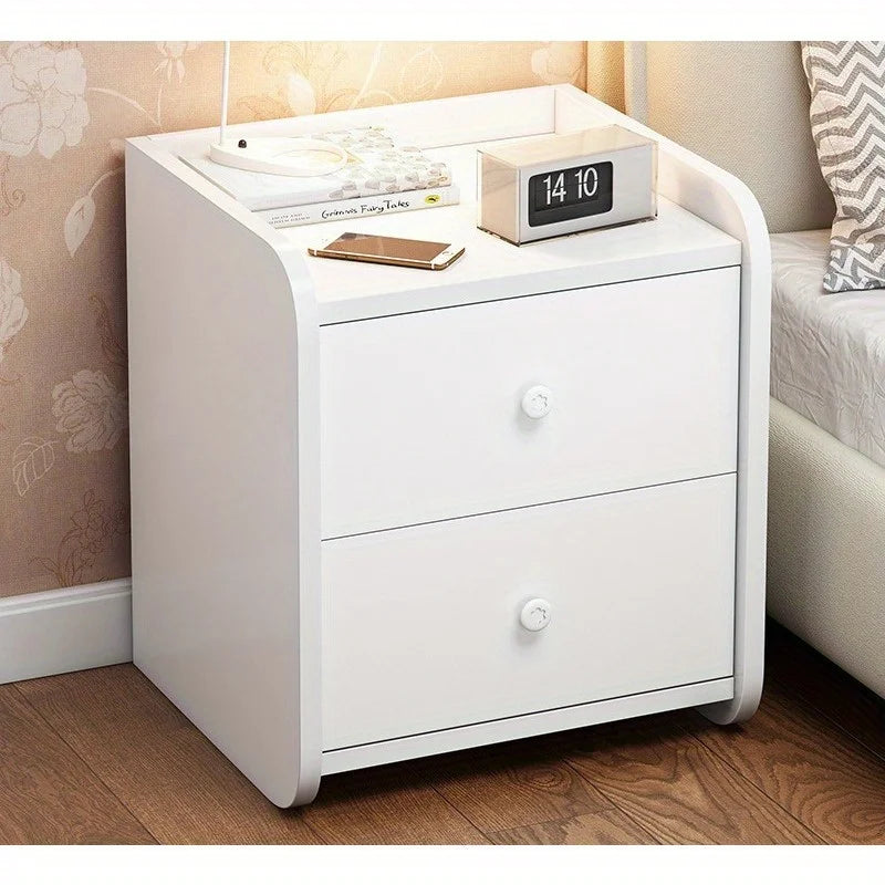 meuble chambre coucher moderne deux tiroirs bois gris blanc minimalistetable nuitcommodechevetappréciablesauvage