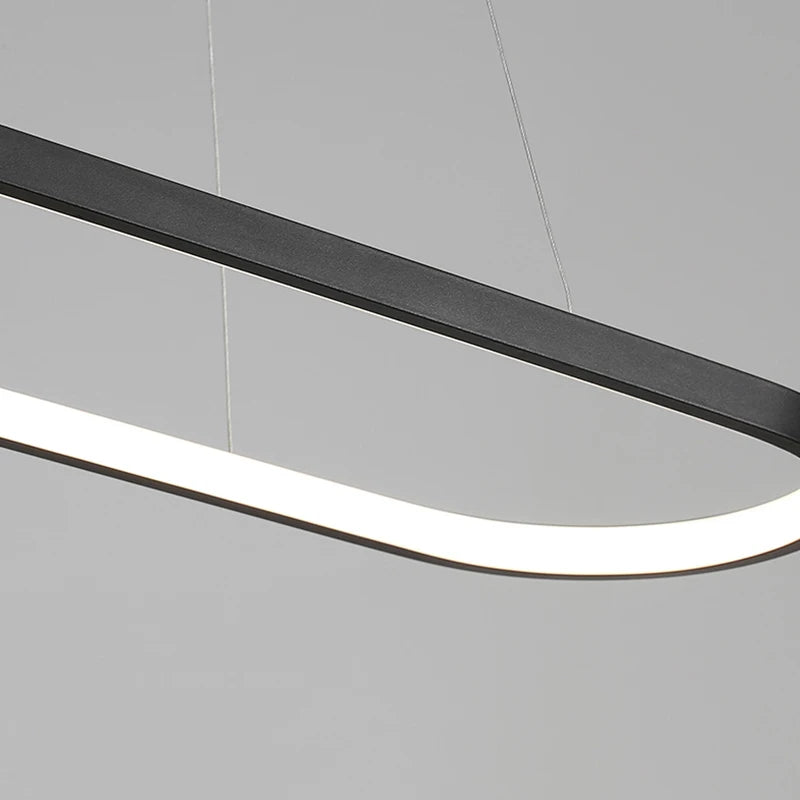lampe suspension moderne rond aluminium blanc noir or salon salle manger chambre