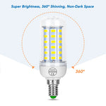 ampoule led barre grains maïs blanc moderne e14 e27 2700k 6500k 24leds 48leds 72leds