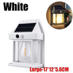 lampe solaire led murale moderne transparente noir capteur mouvementextérieur autonomeprotection ip65abs5vbatterie lithium