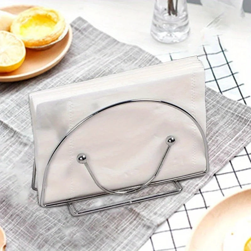 porte serviettes moderne blanc violet clips métalliques accessoire décoration table minimaliste serviettes