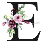 taies d'oreiller lettre stylisée moderne élégantes imprimées fleurs feuillage blanc respectueuses environnement 45cm 45cm
