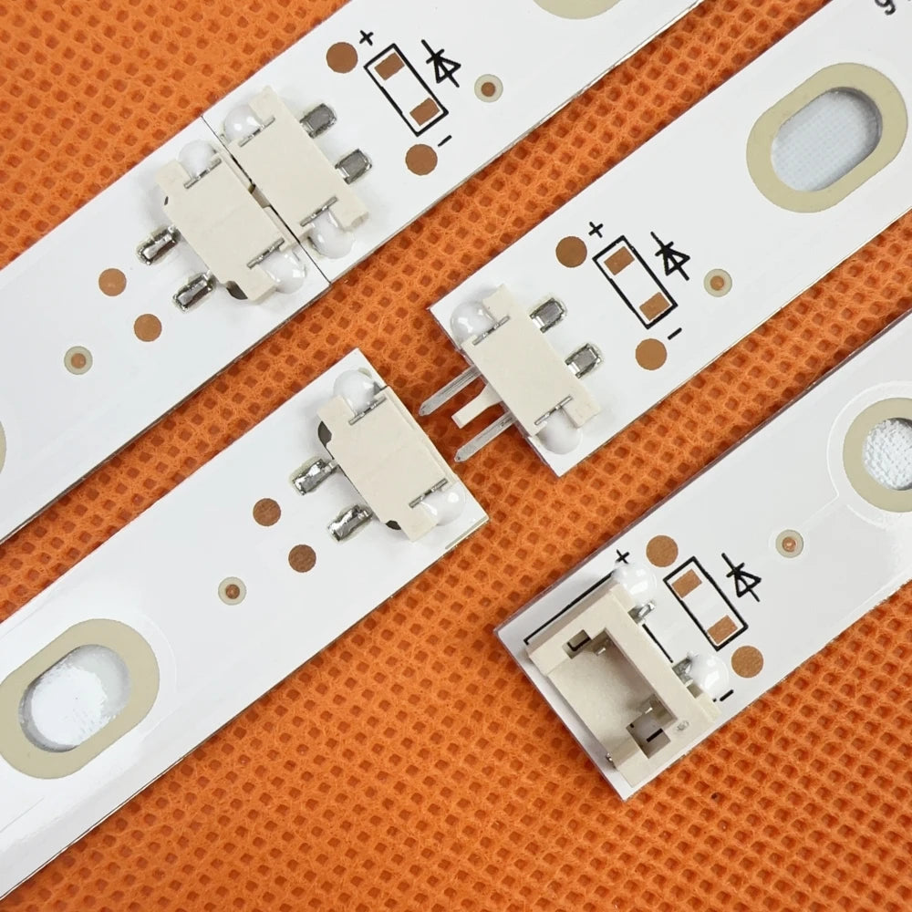 bande lumineuse led blanc moderne adhésive connecteurs électriques left right télévision 110 240v
