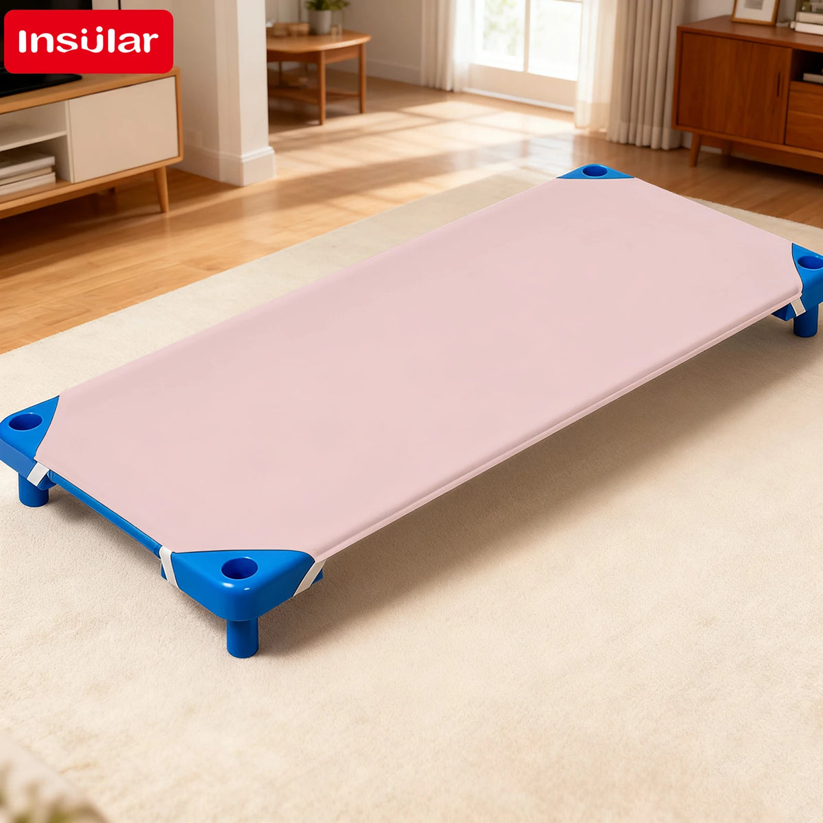 lit d'enfant couverture coton velours rose bleu moderne élastiques quatre saisons