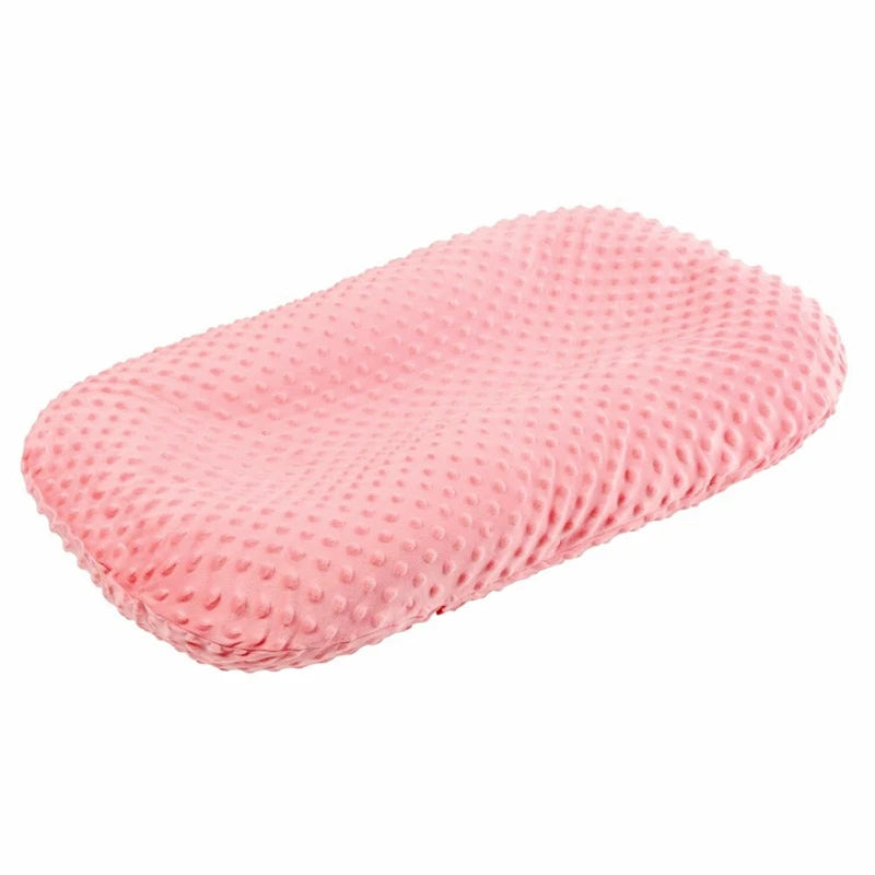 coussin bébé gris bleu clair texturé ultra doux confortable hiver été printemps automne polyestère