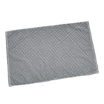 serviettes coton modernes carreaux blanc gris bleu respectueuses environnement absorbantes salle bain