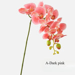 bouquet artificiel orchidées phalaenopsis rose blanc jaune moderne décoration intérieure mariage anniversaire fêtes