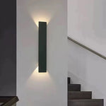lampe murale moderne noire étanche 18w ip65 led 85265v ip65