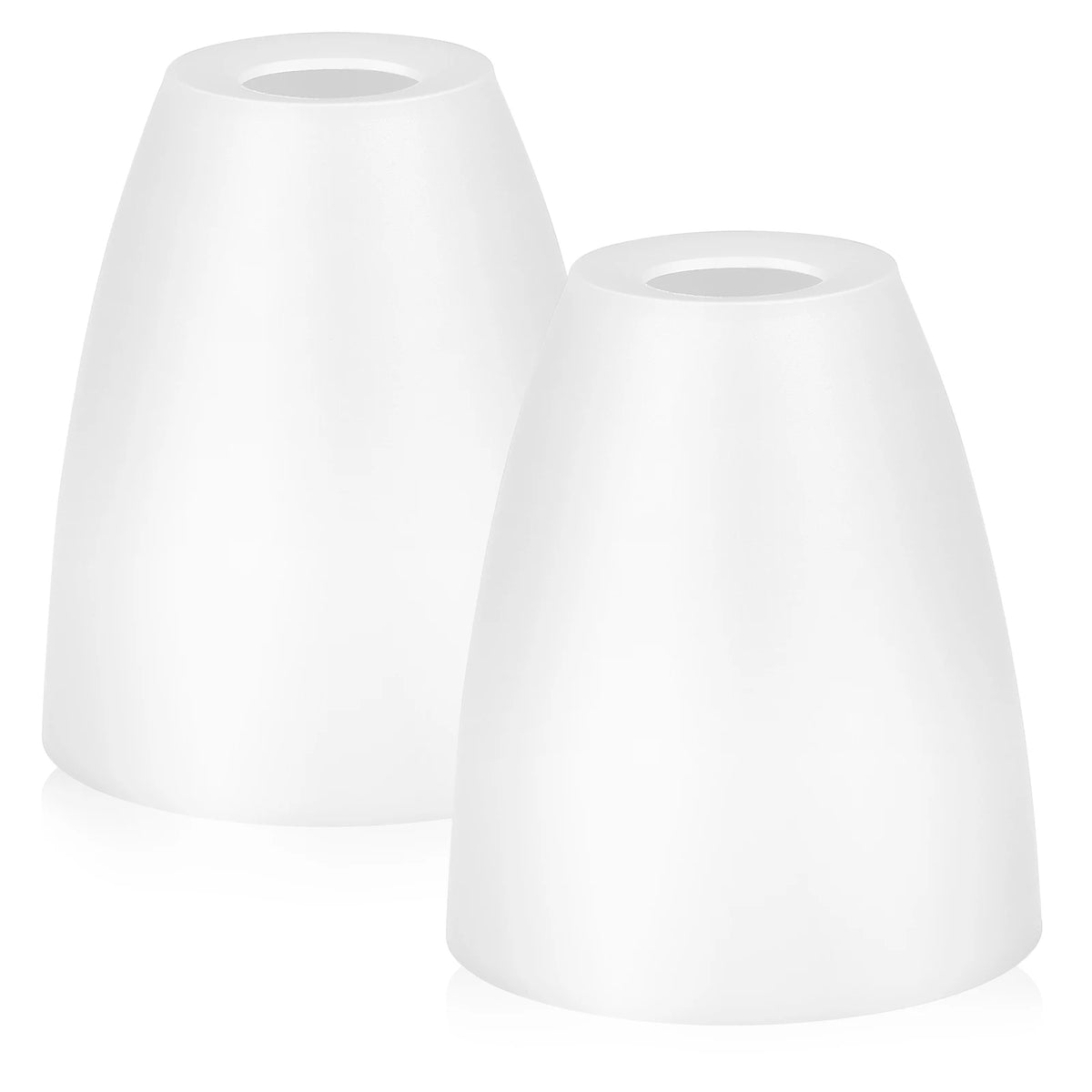 cache lampe blanc opacité moderne 10cm 11.5cm plastique abat jour contemporain