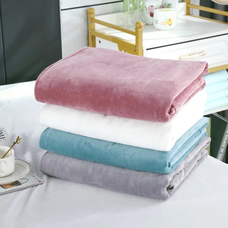 couvre lit uni velours blanc rose bleu gris moderne lit adultes simple qualifié
