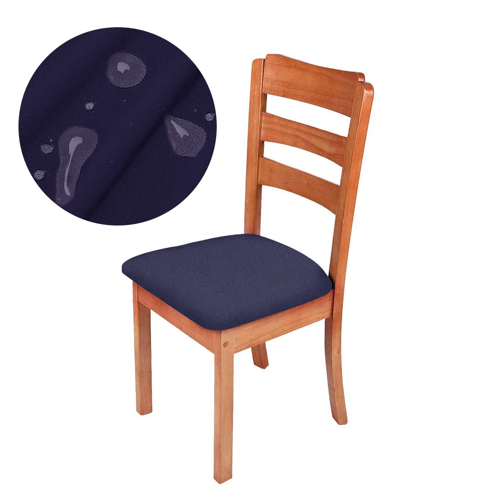 housses chaise modernes gris bleu marine noir marron beige imprimées élastiques amovibles lavables maison