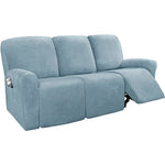 housse canapé velours moderne vert foncé bleu clair beige gris inclinable placesversible machine