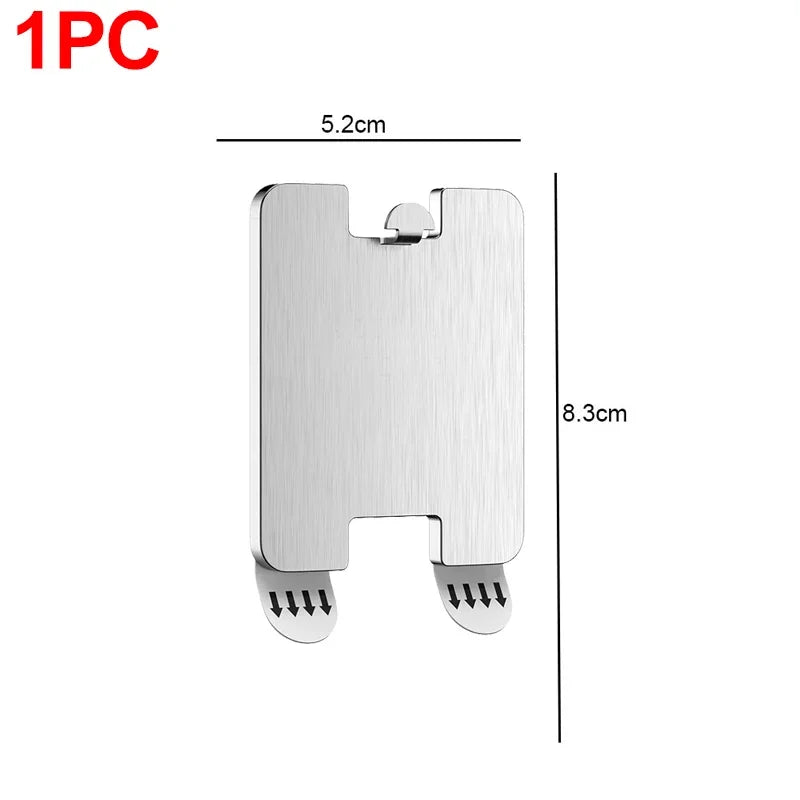 clips fixation argenté adhésifs modernes cadres photo affiches 10pcs minimalistes inoxydables