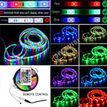 ruban led 5m blanc moderne étanche 12v télécommande clips vis