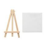 peinture acrylique kit 12 couleurs palette pinceaux clips toile bois classique enfants art